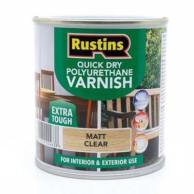 Rustins QD Poly Varnish Matt Clear 5L