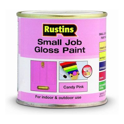 Rustins QD Small Job Gloss Candy Pink 250ml