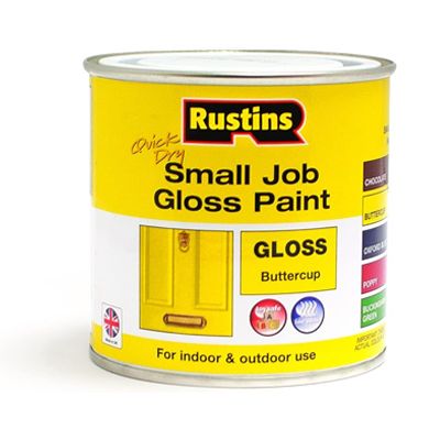 Rustins QD Small Job Gloss Buttercup 250ml