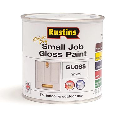 Rustins QD Small Job Gloss White 250ml