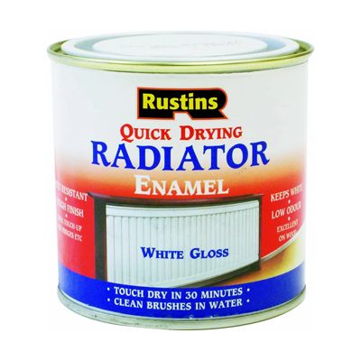 Rustins Quick Dry Radiator Paint Gloss 500ml