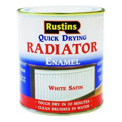 Rustins Quick Dry Radiator Paint Satin 500ml