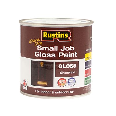 Rustins QD Small Job Gloss Chocolate 250ml