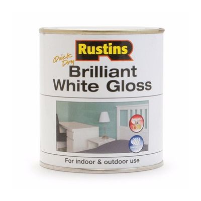 Rustins QD White Gloss 1ltr