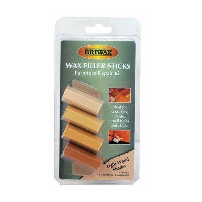 Rustins Briwax Wax Filler Sticks Light (Pack 4)