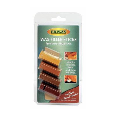 Rustins Briwax Wax Filler Sticks Medium (Pack 4)
