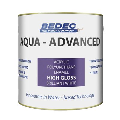 BEDEC 2.5L AQUA ADVANCED GLOSS WHITE