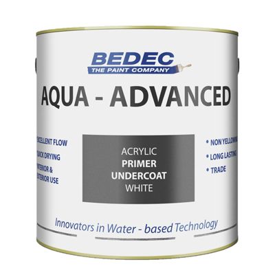 BEDEC 2.5L AQUA ADVANCED PRIMER/UNDERCOAT WHITE