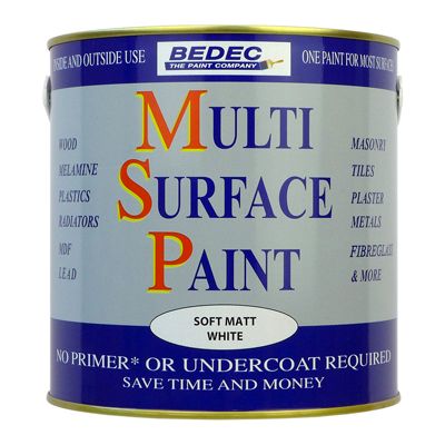 BEDEC 2.5L MSP SOFT MATT WHITE