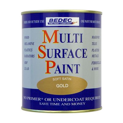 BEDEC 750ML MSP SOFT SATIN GOLD