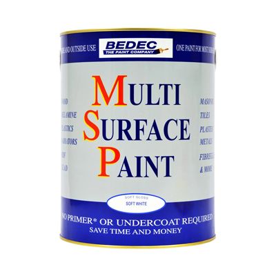 BEDEC 5L MSP SOFT GLOSS WHITE