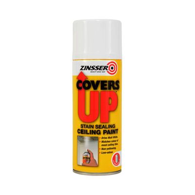 Zinsser Covers Up Stain  Sealing Ceiling Aerosol 400ml