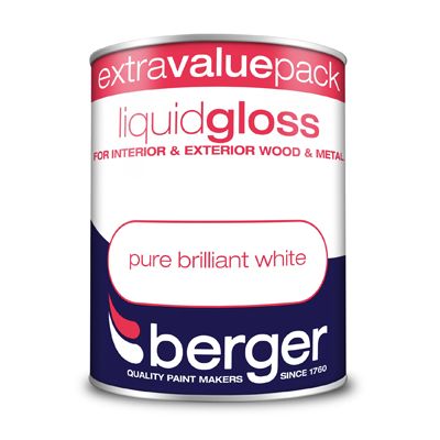 BERGER LIQUID GLOSS BRIL WHITE 1.25L