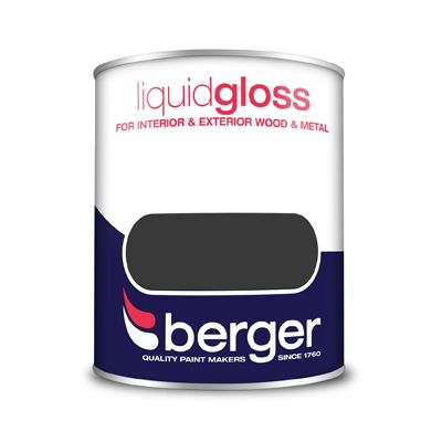 BERGER LIQUID GLOSS BLACK 750ML