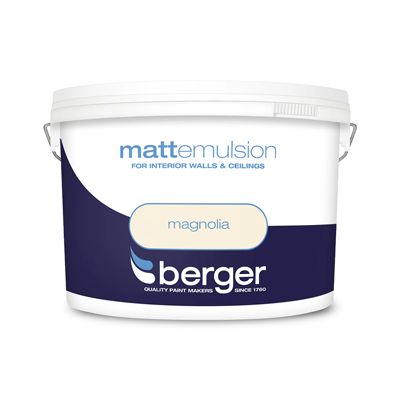BERGER MATT EMULSION MAGNOLIA 10L