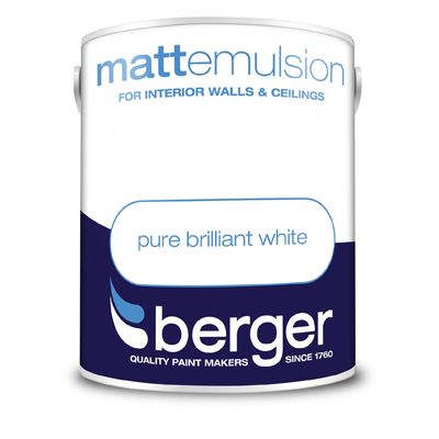 BERGER MATT EMULSION BRIL WHITE 5L
