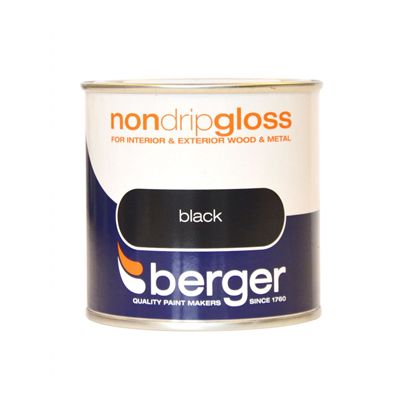 BERGER NON DRIP GLOSS BLACK 250ML