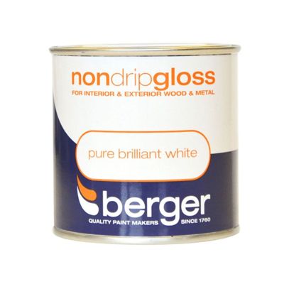 BERGER NON DRIP GLOSS BRIL WHITE 250ML