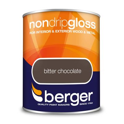 BERGER NON-DRIP GLOSS 750ML BITTER CHOCOLATE