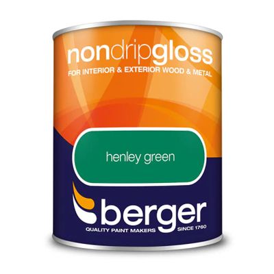 BERGER NON-DRIP GLOSS 750ML HENLEY GREEN