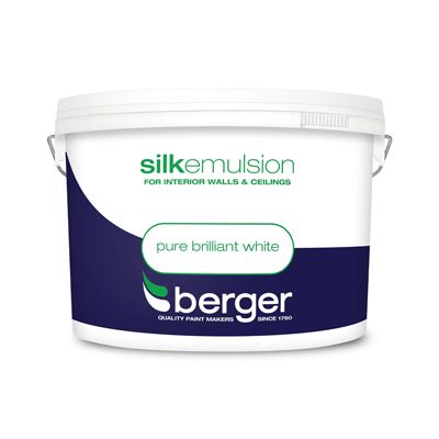 BERGER SILK EMULSION BRIL WHITE 10L