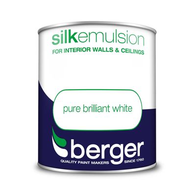 BERGER SILK EMULSION BRIL WHITE 1L