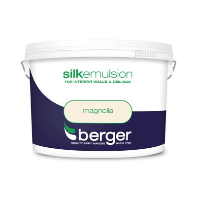 BERGER SILK EMULSION MAGNOLIA 10L