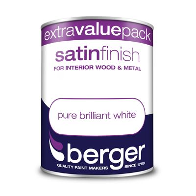 BERGER SATIN SHEEN BRIL WHITE 1.25L