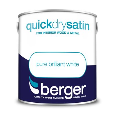 BERGER QUICK DRY SATIN BRIL WHITE 2.5L