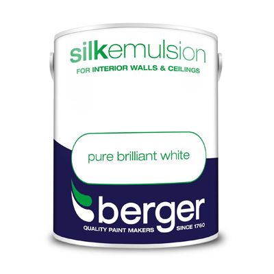 BERGER SILK EMULSION BRIL WHITE 5L
