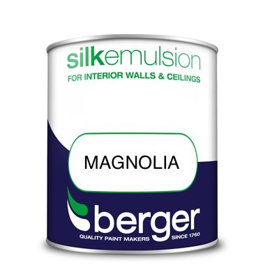 BERGER SILK EMULSION MAGNOLIA 1L