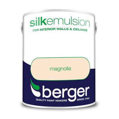 BERGER SILK EMULSION MAGNOLIA 5L