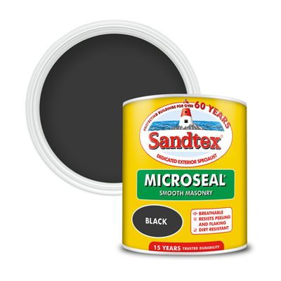 SANDTEX RETAIL M/SEAL SMOOTH MASONRY BLACK 1L