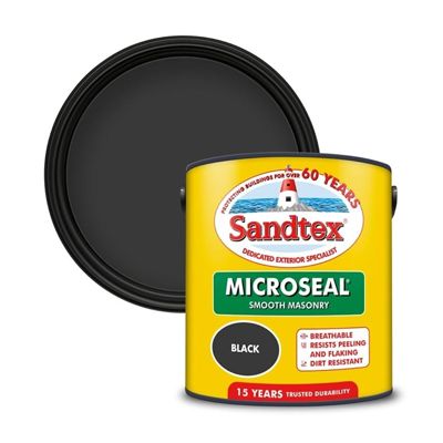 SANDTEX RETAIL M/SEAL SMOOTH MASONRY BLACK 2.5L