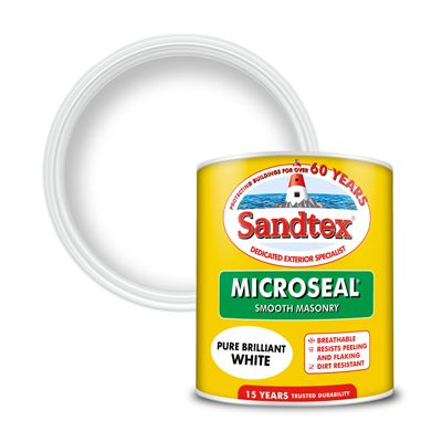 SANDTEX RETAIL M/SEAL SMOOTH MASONRY BRILLIANT WHITE 1L