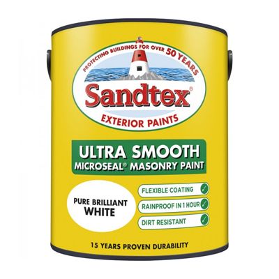 SANDTEX RETAIL M/SEAL SMOOTH MASONRY BRILLIANT WHITE 5L