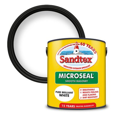 SANDTEX RETAIL M/SEAL SMOOTH MASONRY BRILLIANT WHITE 2.5L