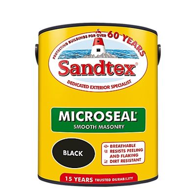 SANDTEX RETAIL M/SEAL SMOOTH MASONRY BLACK 5L