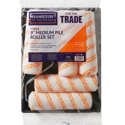 HAMILTON FOR THE TRADE 7 PIECE 9&quot; ROLLER SET