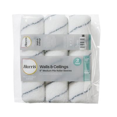 Harris Seriously Good 9&quot; Medium Pile Sleeves (3 PACK)