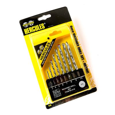 8 PCE Masonry Drill Set
