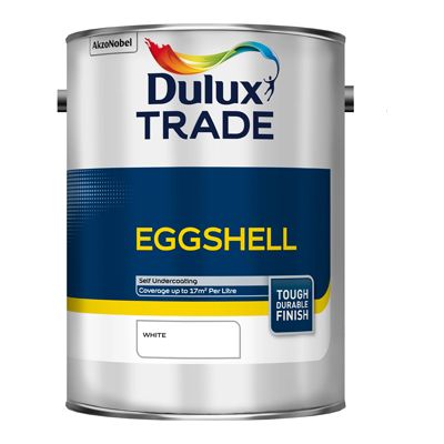 DULUX TRADE EGGSHELL WHITE 5L
