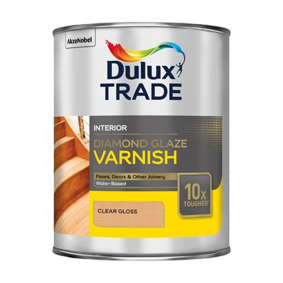 DULUX TRADE DIAMOND GLAZE VARNISH GLOSS 1L