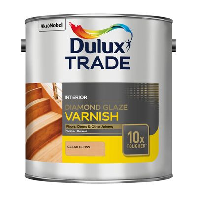 DULUX TRADE DIAMOND GLAZE VARNISH GLOSS 2.5L