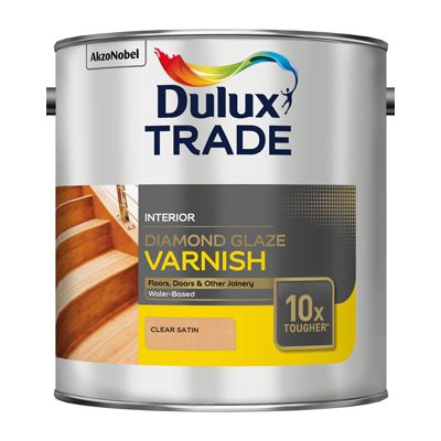 DULUX TRADE DIAMOND GLAZE VARNISH SATIN 2.5L