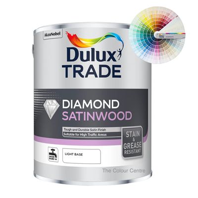 DULUX TRADE DIAMOND SATINWOOD TINT COLS 2.5L