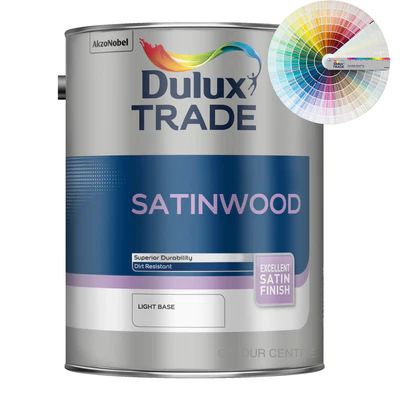 DULUX TRADE SATINWOOD TINT COL 5L