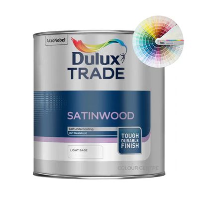 DULUX TRADE SATINWOOD TINT COL 1L
