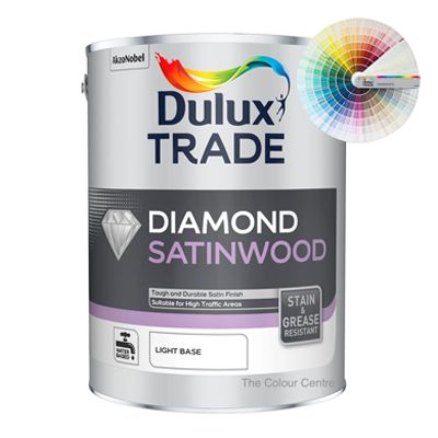 DULUX TRADE DIAMOND SATINWOOD TINT COLS 5L