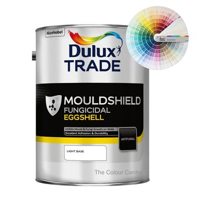 DULUX TRADE M/SHIELD FUNGICIDAL EGGSHELL TINT COL 5L